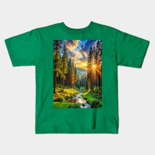 Go and Explore Nature Photography Kids T-Shirt